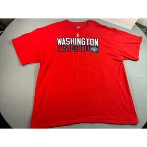 Washington Mystics Basketball Dele Donne #11 T Shirt Mens 2XL Red WNBA